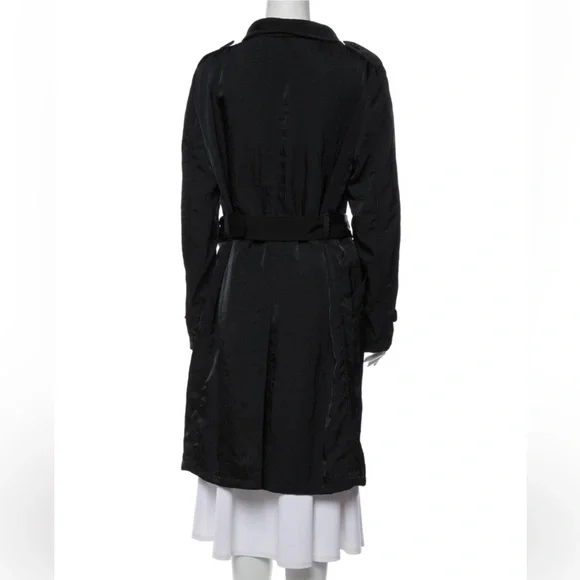 Prada Classic Black Trench Coat - Picture 11 of 12